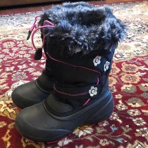Kamik girls snow boots size 1